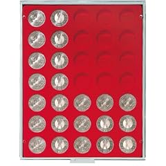 LINDNER Original M�nzbox 2111 f�r 10 EURO-/10 DM-Gedenkm�nzen - Standard