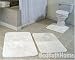 Royale White Plush Bath Rug