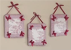 JoJo Designs Wall Hanging - Vintage French Red Toile
