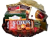 Afternoon Tea Break Gourmet Gift Basket & Personalized Greeting Card