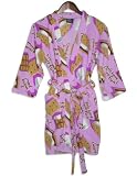 Fancy Girlz - Girls Plush Fleece Gimme Smore Robe, Pink
