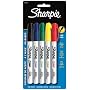 Sharpie Oil Based Paint Fine-Tip Markers Assorted Colors 5 Pack (37371)