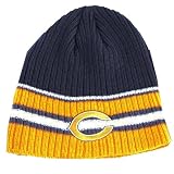 Chicago Bears Ribbed 3-Stripe Knit Beanie