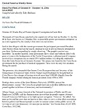 Central America Weekly
