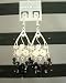Chandelier Earrings Sterling 92.5 Stamped with Genuine 100% Swarovski Crystal A Grade