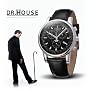 Kronsegler DR.HOUSE Herren Chronograph stahl-schwarz