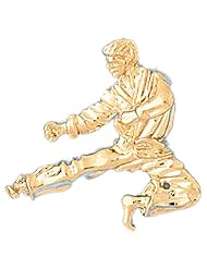 CleverEves 14K Gold Pendant Karate Inspired 5.3 - Gram(s)