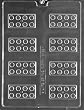 Building Blocks Chocolate Candy Mold - Perfect for Lego Party