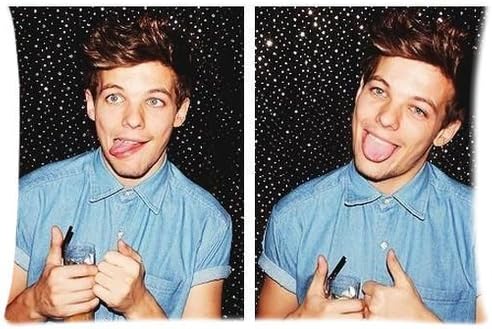 one direction louis tomlinson Zippered Pillow Cases Cover Cushion Case 20x30 (Two sides) by Music Star