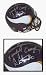 Cris Carter, Randall Cunningham and Warren Moon Autographed Minnesota Vikings Riddell Pro Line Full