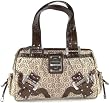 Guess Ibiza Metal Framed Handbag in Brown (GUESS HANDBAGS, PURSES, BAGS)