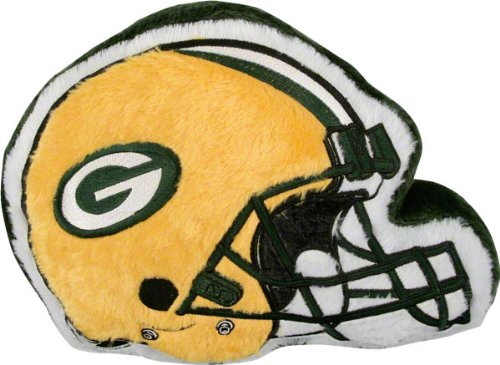 Green Bay Packers Furry Helmet Pillow Green Bay Packers Furry Helmet Pillow