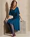 Apparel : Shirred-waist knit dress