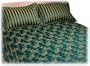 Malibu Shores Jacquard 4-Piece King Comforter Set, Hunter Green