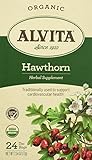 Alvita Organic Herbal Tea Bags, Hawthorn Berry, 24 Count
