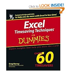 Excel Timesaving Techniques For Dummies