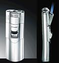 Visol Phantom Double Torch Flame Cigar Lighter In Gift Box