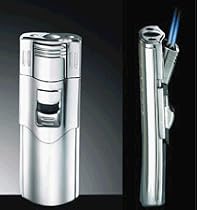 Visol Phantom Double Torch Flame Cigar Lighter In Gift Box