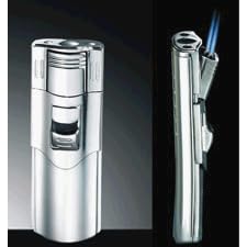 Visol Phantom Double Torch Flame Cigar Lighter In Gift Box