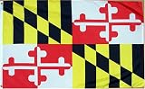 Large New 3x5 Maryland State Flag US USA American Flags