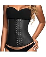 Waist Trainer And Shaper - Black 3 Hook Latex Waist Cincher Belt - By Ann Chery