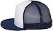 Yupoong 6006W Unisex Adult Classic Two Tone Trucker Cap, White/Navy, One Size