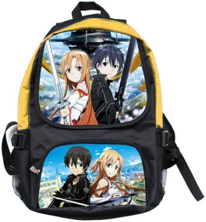 Sword Art Online Backpack Manga Student School Backpack Bag Japanese Anime Bookbag Kids