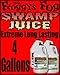 Froggy's Fog Swamp Juice, Ridiculously Long-Lasting Fog Fluid with 2-3 Hour Hang Time for Professional and Home Haunters, Theatrical Effects, and DJs, 4 Gallon Case