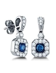 0.66 cttw. Diamond Fashion Earrings 10K White Gold