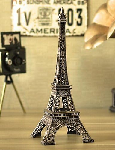 Creative 18cm Height Mini Rhinestones Iron Metal Paris Eiffel Tower