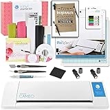 Silhouette CAMEO Starter Bundle with Vinyl Kit, 2 Cutting Blades, Pixscan Mat, Glitter Pens, Starter Guide, Tools and More