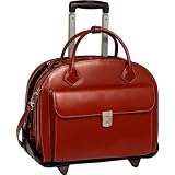 McKlein USA W Series Glen Ellyn Leather Detachable-Wheeled Ladies Case