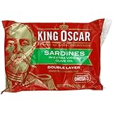 King Oscar Sardines Extra Virgin Olive Oil, 3.75-Ounce Cans (Pack of 12)
