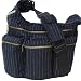 Diaper Dude Pinstripe Diaper Bag - Navy Image