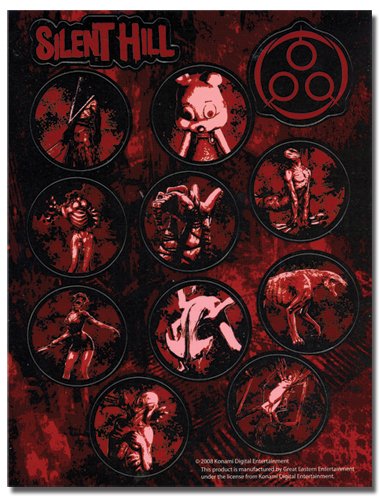 Silent Hill Homecoming Monster Sticker Sheet Set