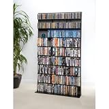 Atlantic 35435725 Media Tower Elite Large 837 CD or 630 BluRay (Black)