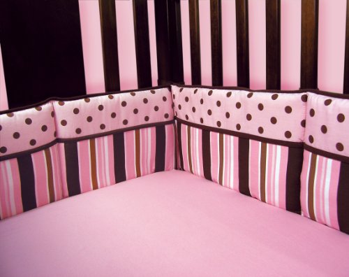 Trend Lab 4 Piece Crib Bumper Set, Maya
