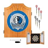 NBA Dallas Mavericks Wood Dart Cabinet Set