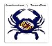 Ravens Maryland Flag Football Purple Crab Sticker