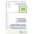 La micro-finance : du micro-cr�dit au social business