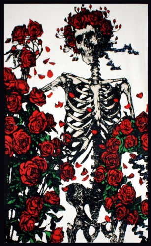 Grateful Dead Skeleton and Roses Tapestry Grateful Dead Skeleton and Roses Tapestry