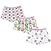 Antion Girl's 3-7T Cotton 3 Cartoon Boyshorts Underwear(Pack Of 3)