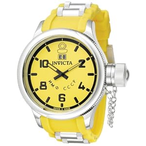 Invicta Mens Russian Diver Collection Yellow Watch #4339