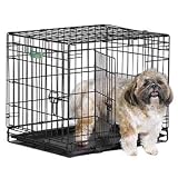 Midwest iCrate Double-Door Folding Metal Dog Crate, 42 Inches by 28 Inches by 30 Inches