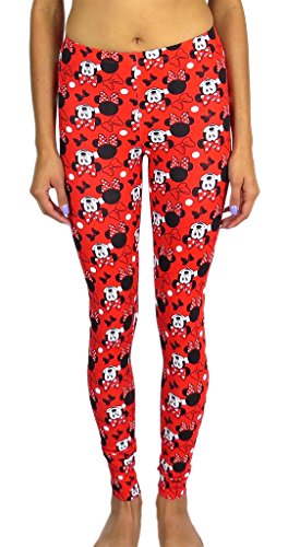 Disney Minnie Mouse Leggings Red