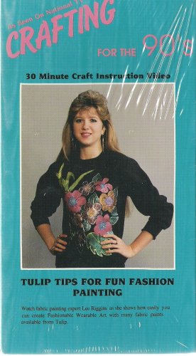 Crafting for the 90's - Tulip Tips for Fun Fashion Painting