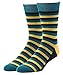 JYinstyle Men's Classic Colorful Cotton Crew Socks 7 Pack