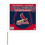 Wincraft St. Louis Cardinals National League Champions Stick Flag