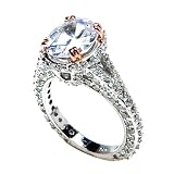 Inspired CZ Engagement Ring size 6 Emitations
