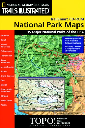 National Geographic TrailSmart 15 Major National Parks of the USA